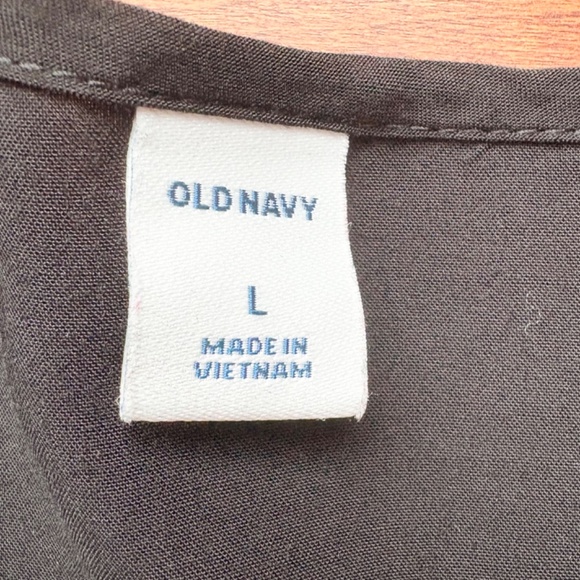 OLD NAVY Soft-Woven Keyhole Swing Dress Sz L Black‎ - Picture 9 of 11